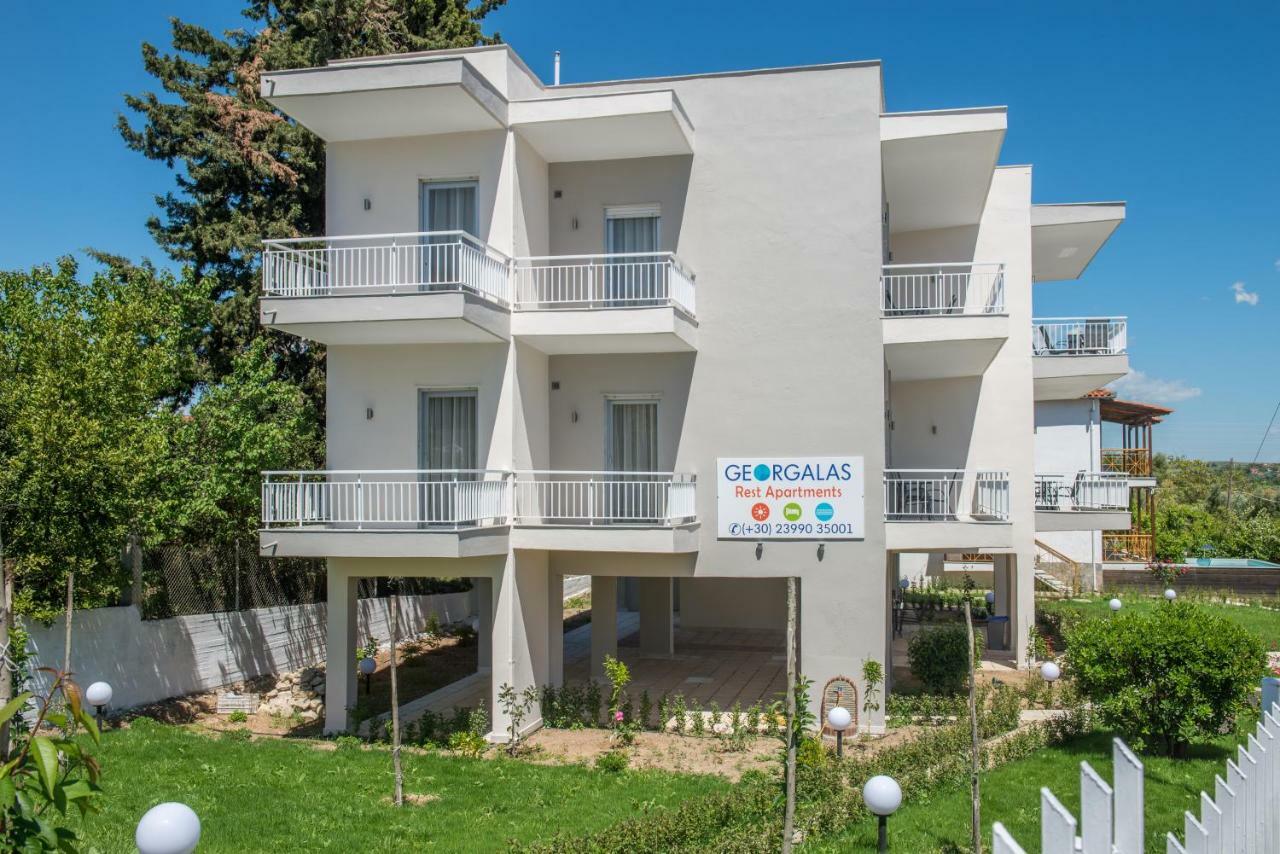 Georgalas Rest Apartments Nea Kallikrateia Luaran gambar